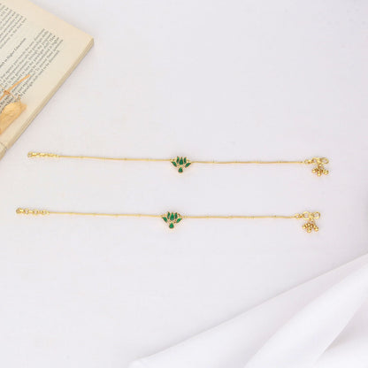 Anaija Kundan Anklet
