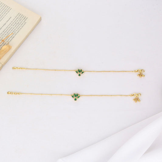 Anaija Kundan Anklet