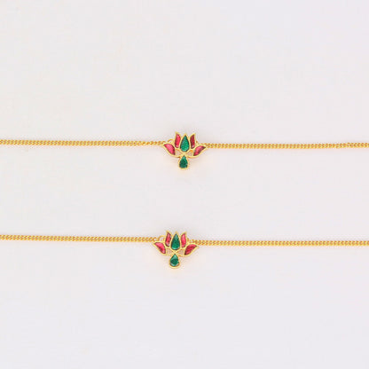 Mahira  Kundan Anklet