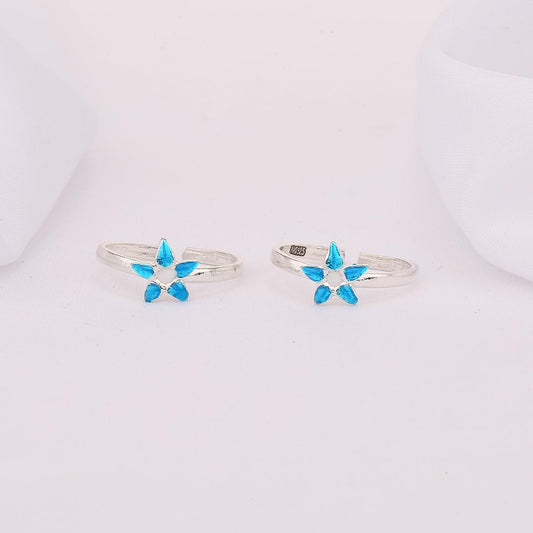 Shine Floral Toe Ring