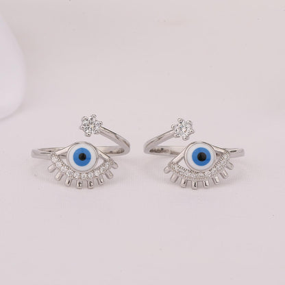 Evil Eye Toe Ring