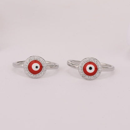Evil Eye Toe Ring