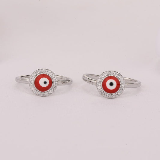 Evil Eye Toe Ring
