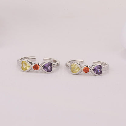 Heart Shape Toe Ring