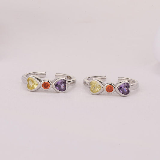 Heart Shape Toe Ring