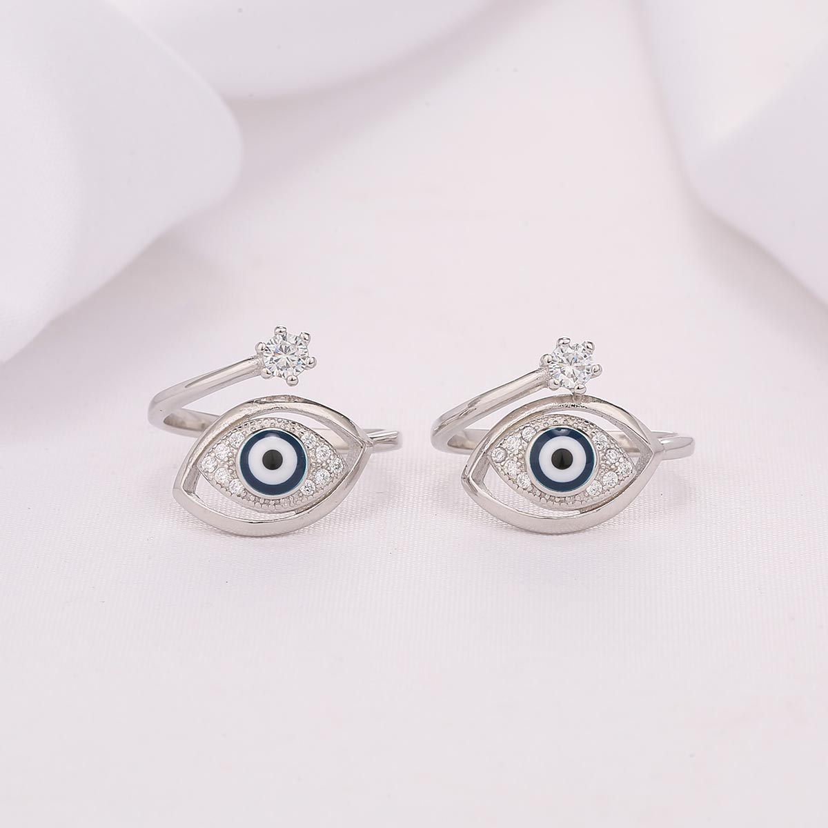 Elegance evil eye Toe Ring