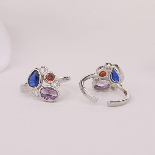 Multi Charm Toe Ring