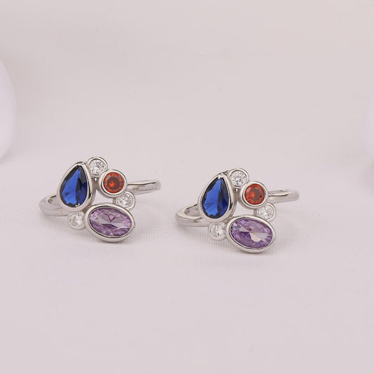 Multi Charm Toe Ring