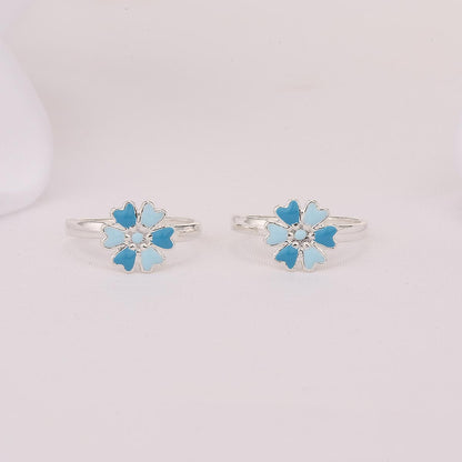 Light Blue Toe Ring