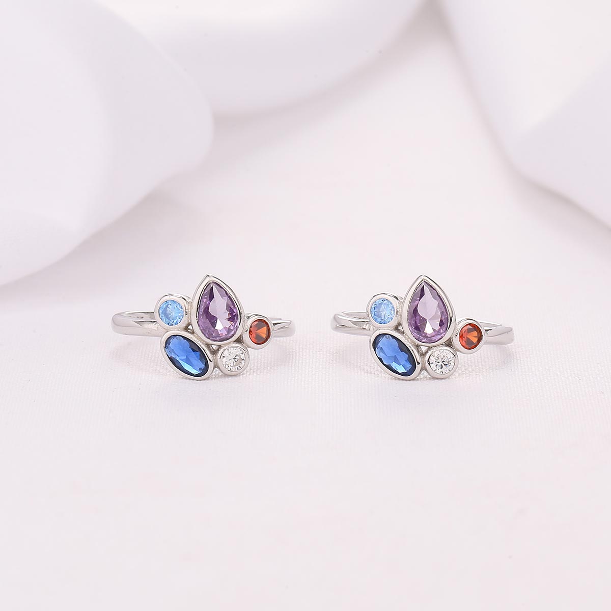 Multi Colour Toe Ring