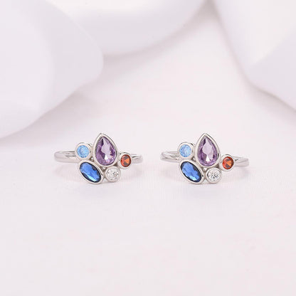 Multi Colour Toe Ring