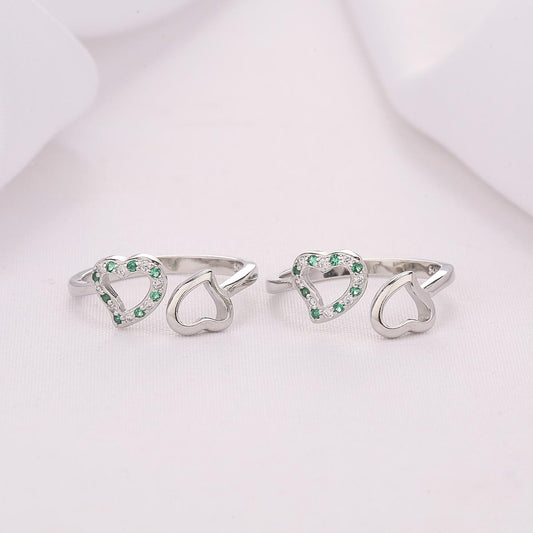 Heart Motif Toe Ring