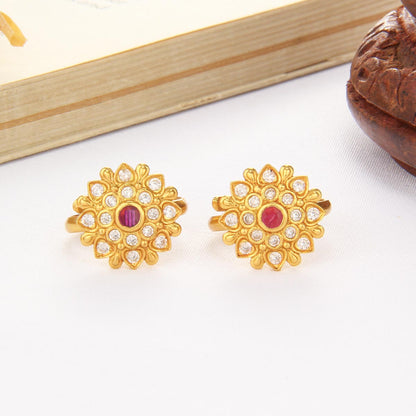 Swasthikha Toe Ring