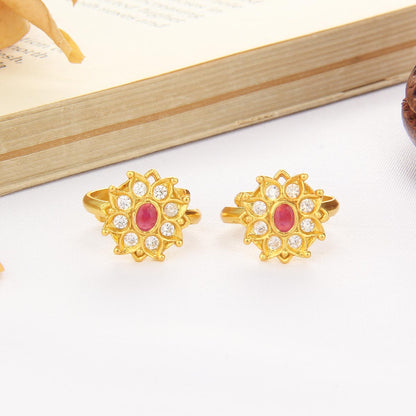 Sparkle Toe Ring