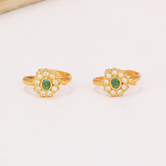 Zinnia Toe Ring