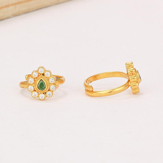Morning Glory Toe Ring