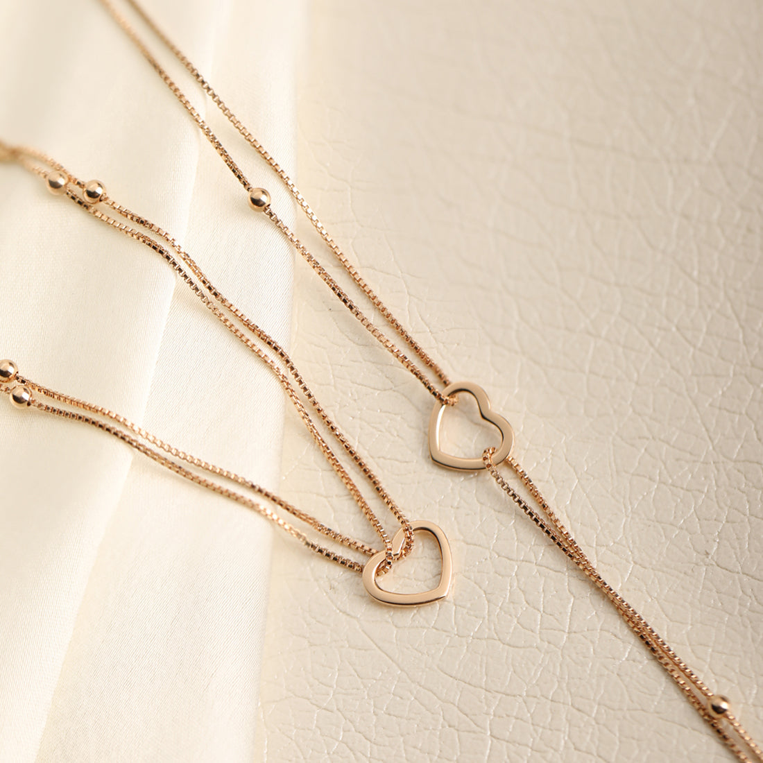Whispers of Love: Dainty Heart 925 Silver Anklets Gift Hamper for Sister