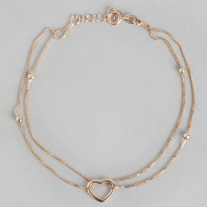 Whispers of Love: Dainty Heart 925 Silver Anklets Gift Hamper for Sister