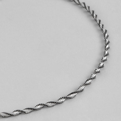 Entangled in Love 925 Sterling Silver Anklet - Valentines Edition With Gift Box