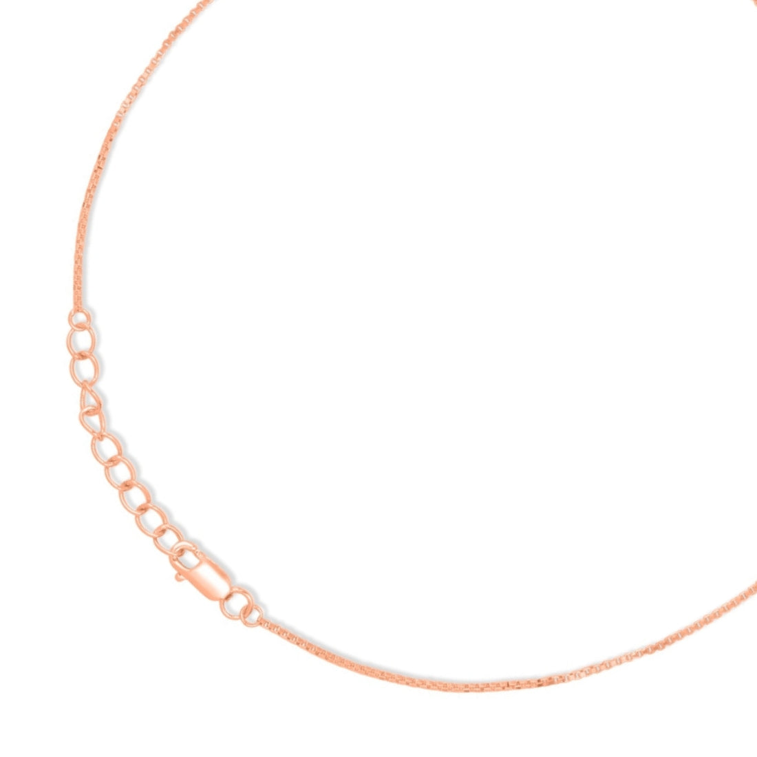 Enchanting Star Rose Gold Plated 925 Sterling Silver Anklets