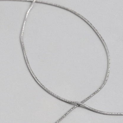 Minimal Simple look Chain 925 Silver Anklet