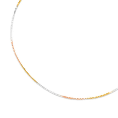 Minimal Triple Toned 925 Sterling Silver Anklet