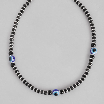 Stylish Evil Eye 925 Sterling Silver Anklet