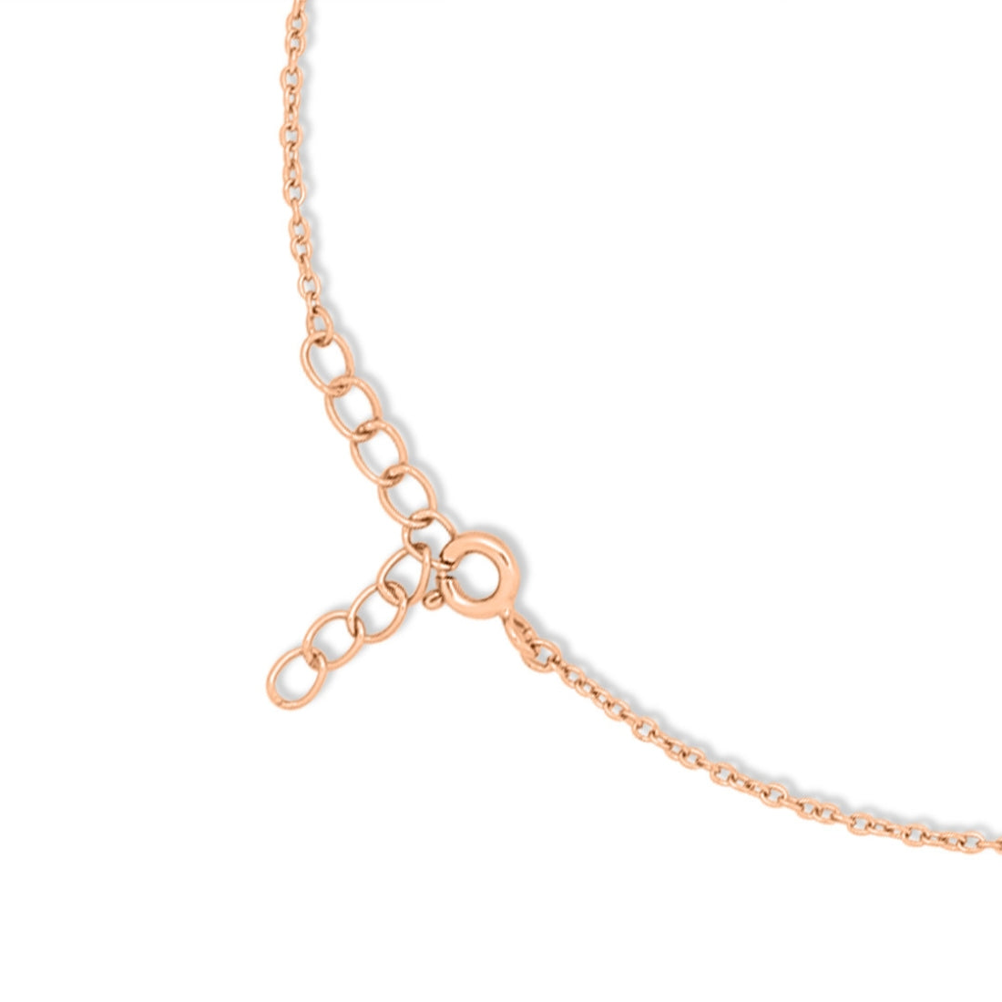 Star Rose Gold Plated 925 Sterling Silver Anklet