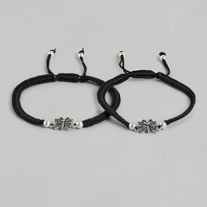 Butterfly 925 Sterling Silver Thread Anklet