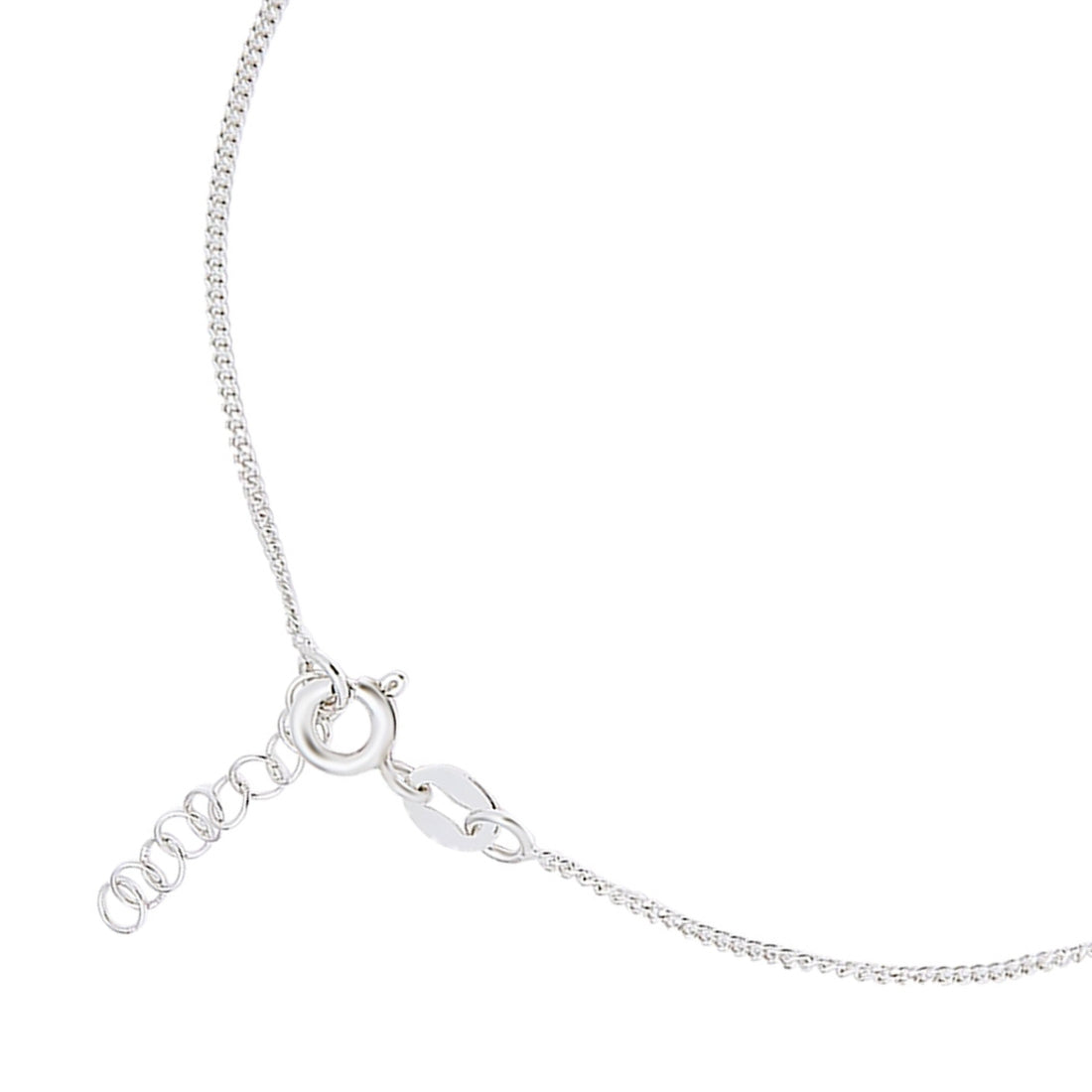 Triple CZ 925 Sterling Silver Chain Anklets