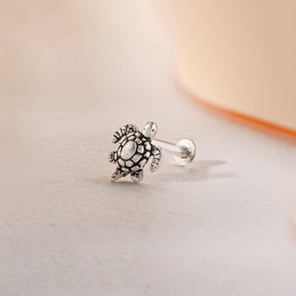 Tortoise Nose Pin