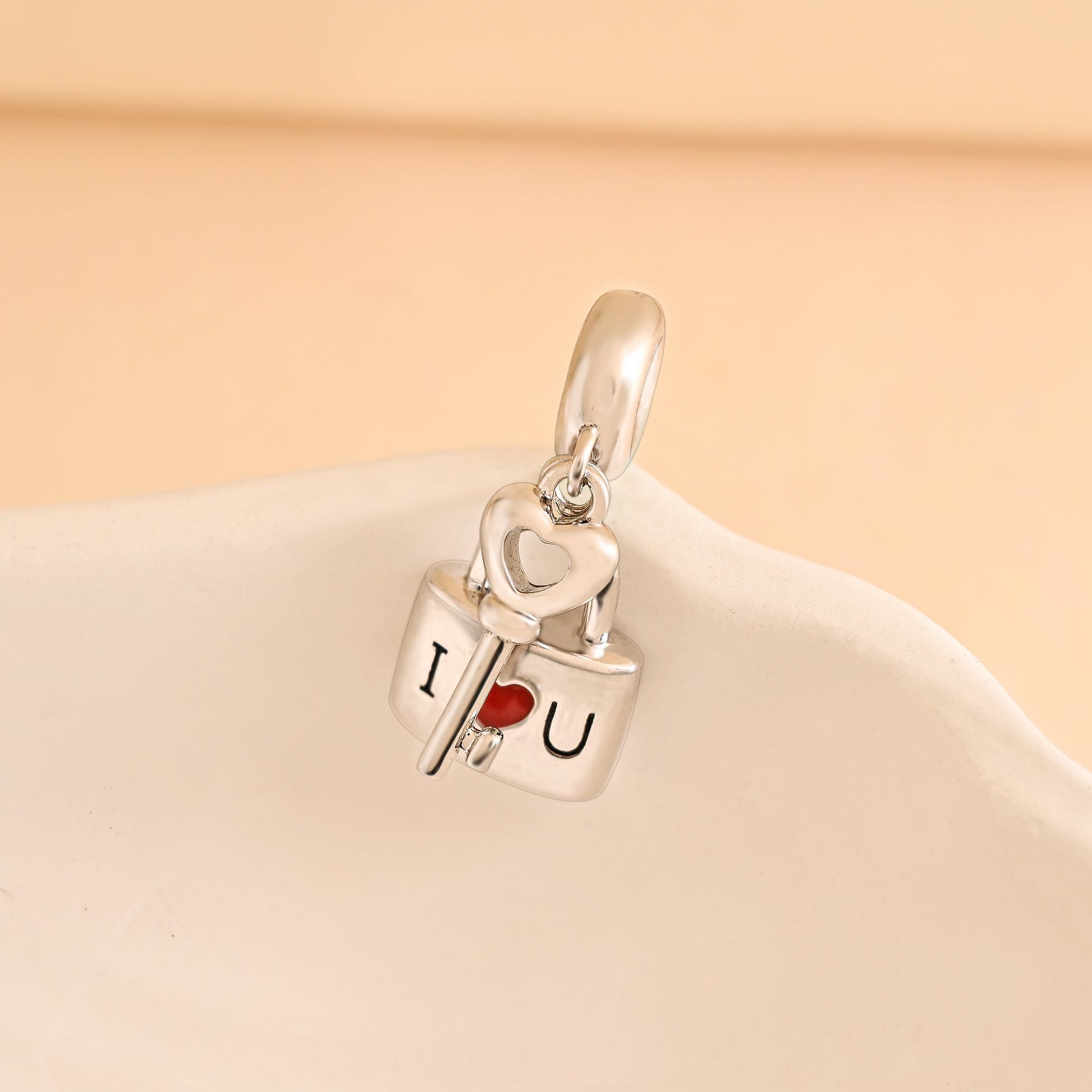 Love Lock & Key Pendant