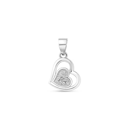 Little Love Heart Silver Pendant