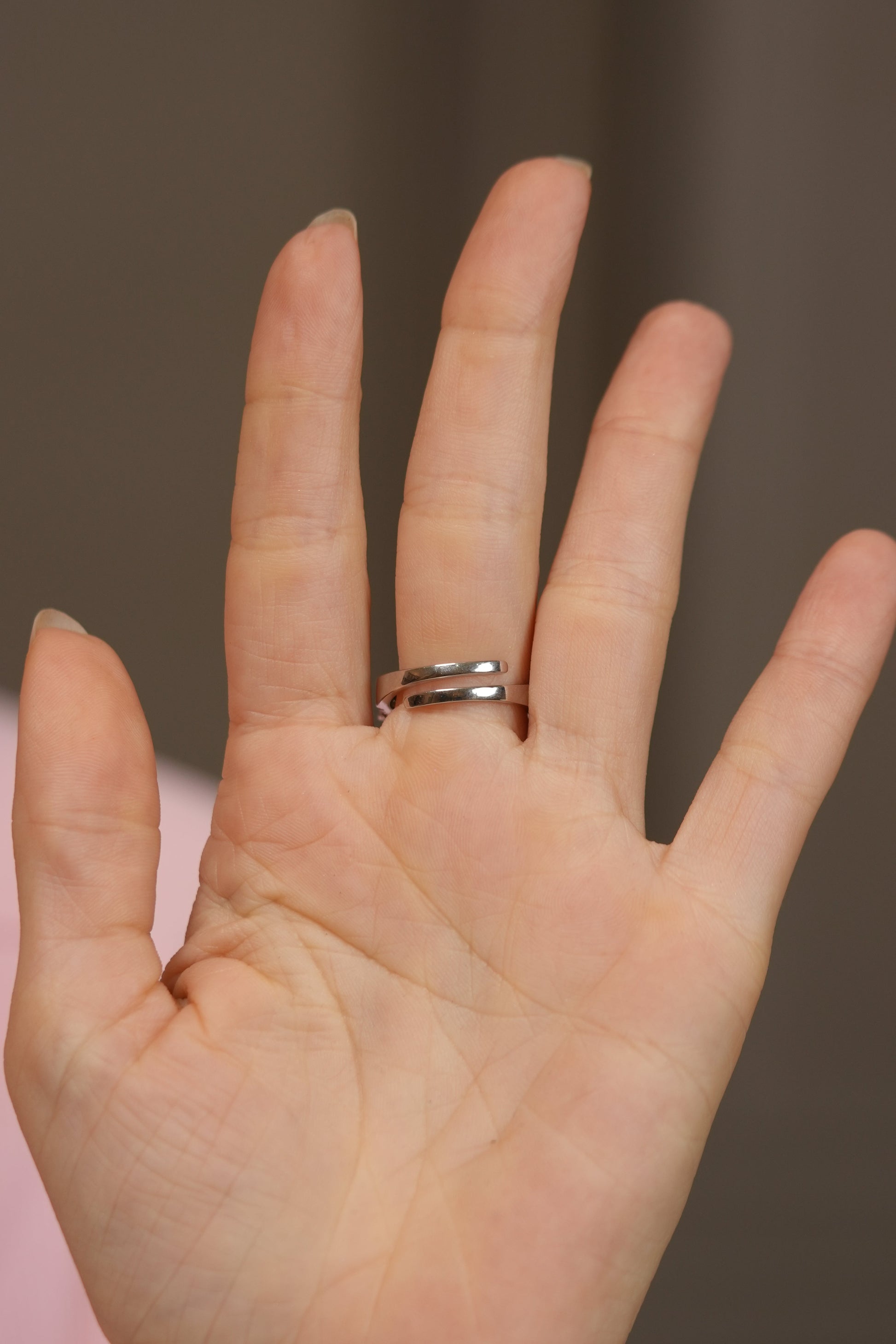 Pixel Diamond Tri Coloured Diamond Ring | Adjustable