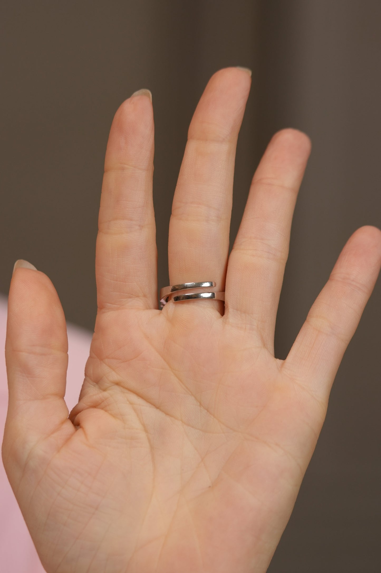 Pixel Diamond Tri Coloured Diamond Ring | Adjustable