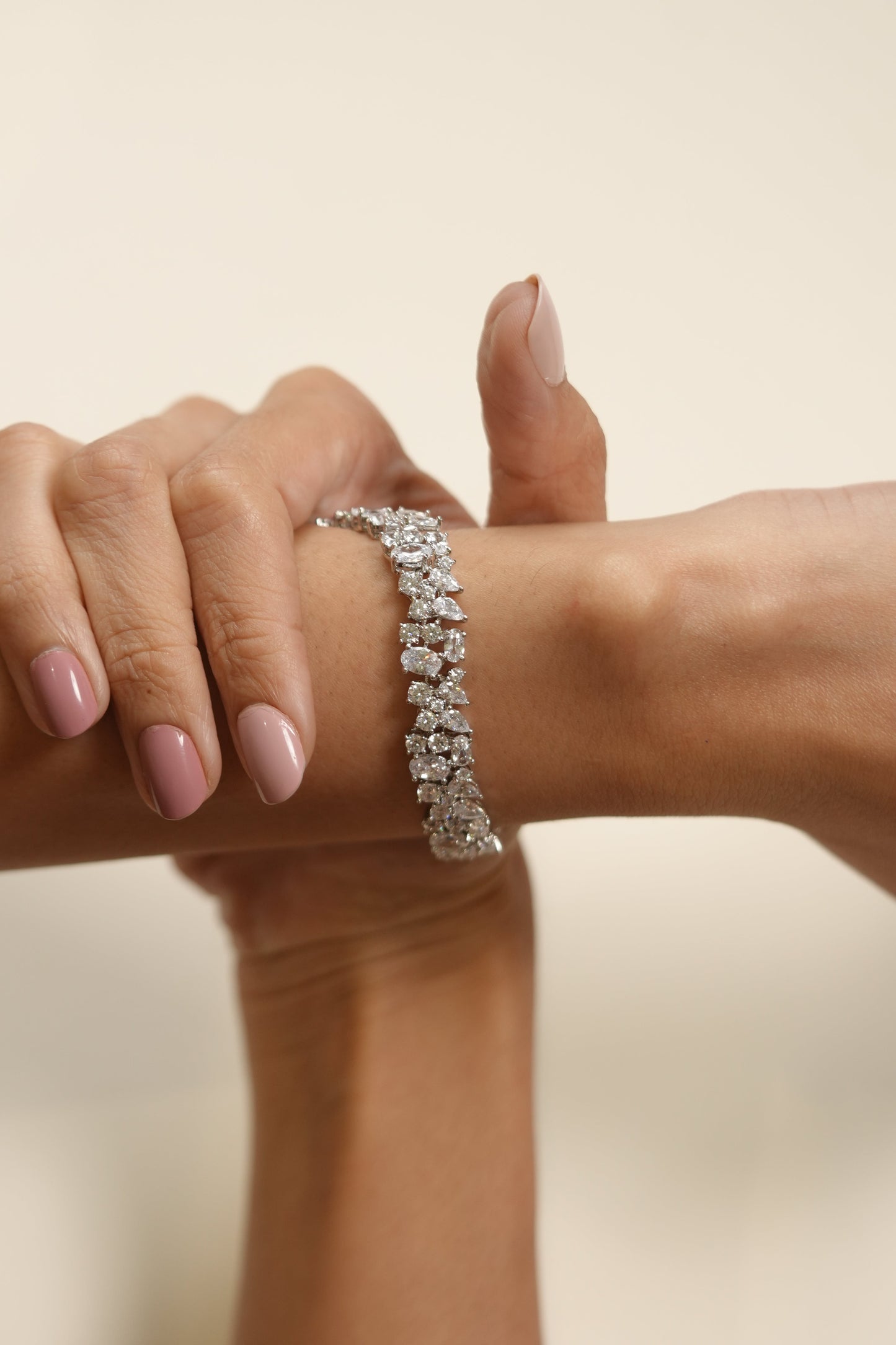 Niki Multi Solitaire Mixed Diamond Tennis Bracelet