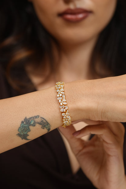 Niki Multi Solitaire Mixed Diamond Tennis Bracelet