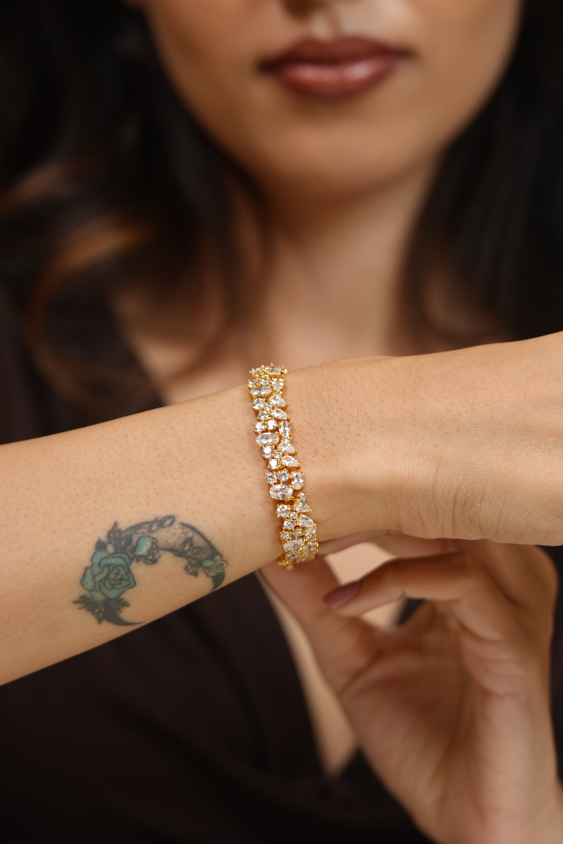 Niki Multi Solitaire Mixed Diamond Tennis Bracelet