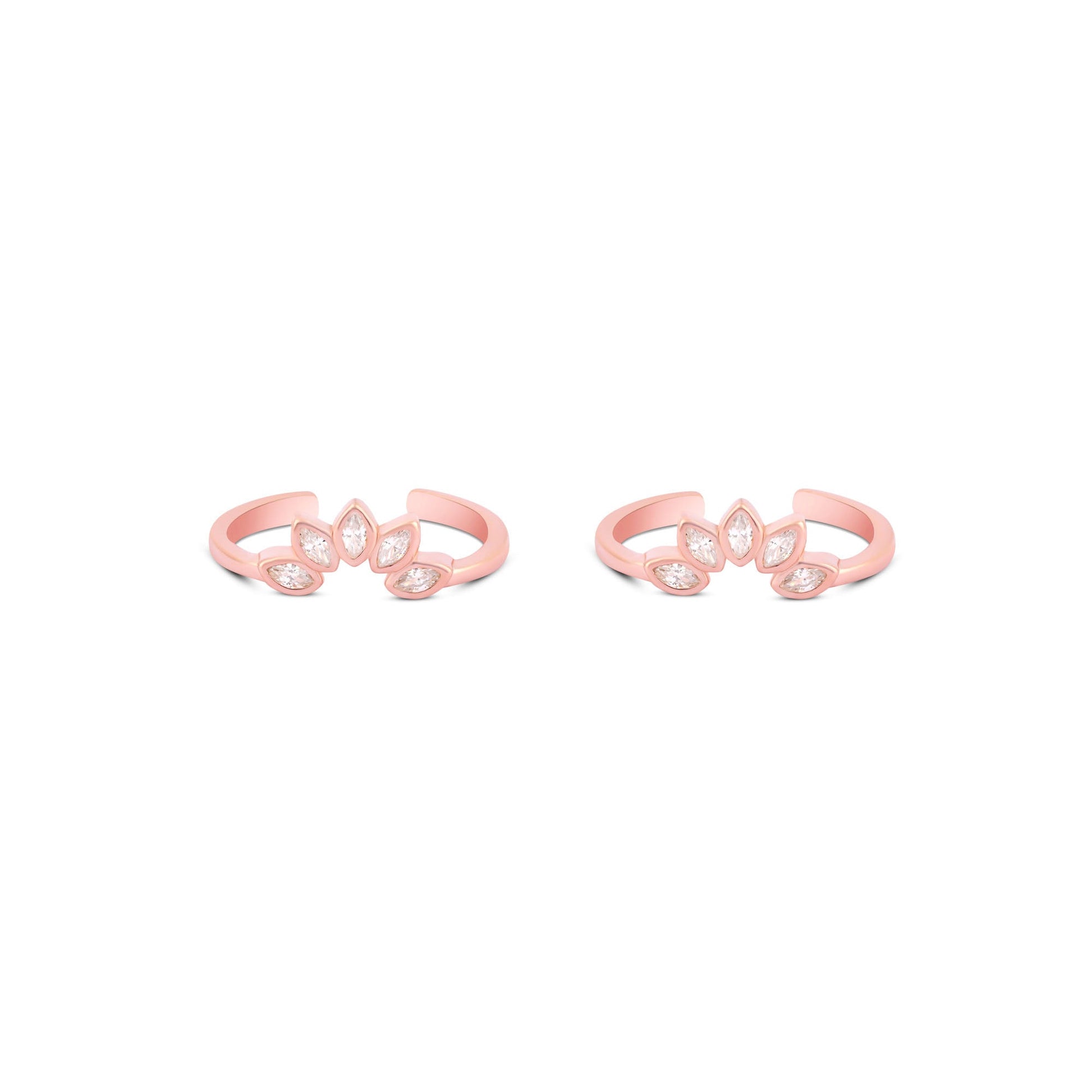 Petal Crest Toe Ring