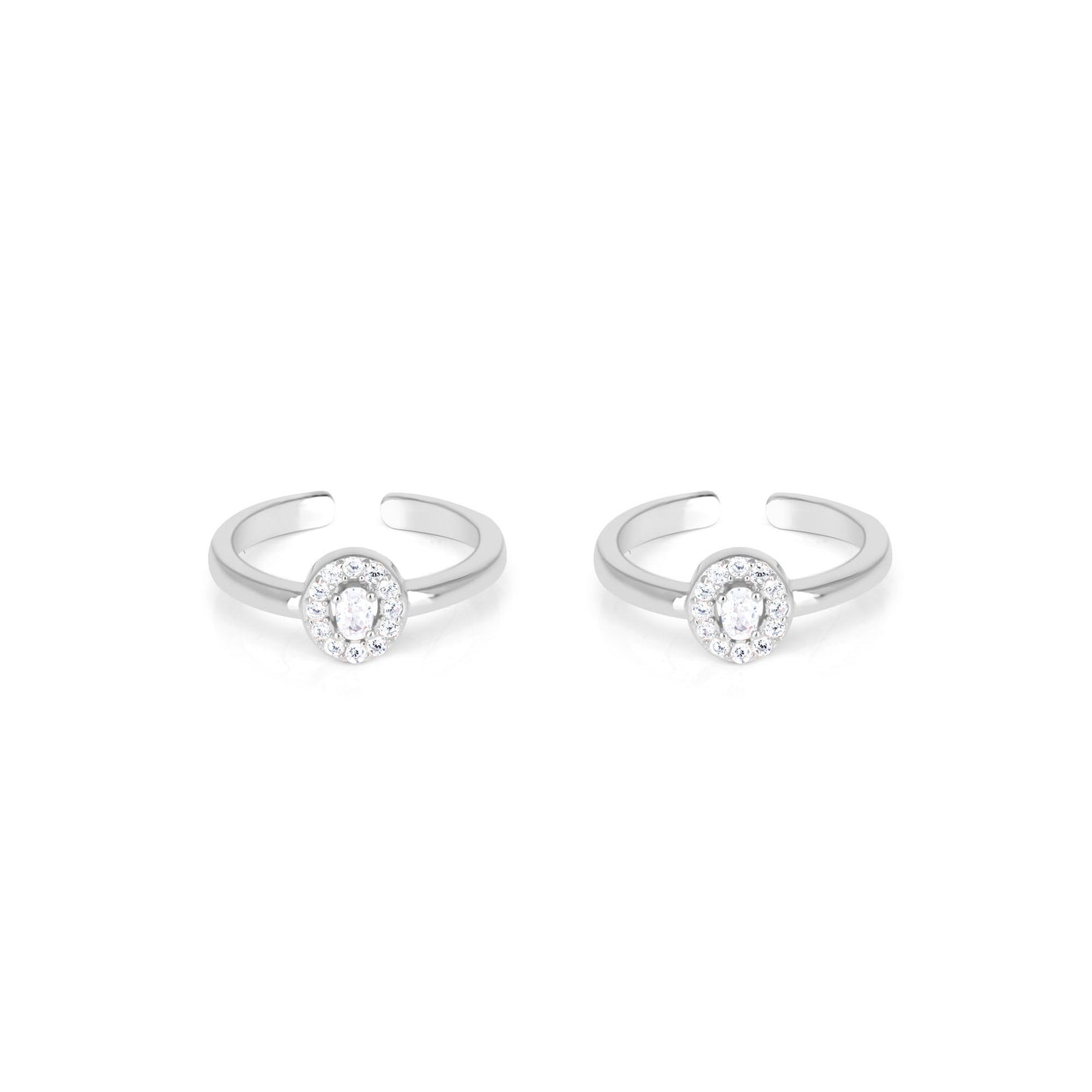 Centered Stone Toe Ring