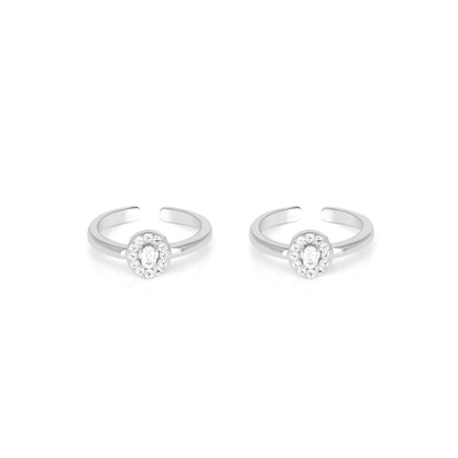 Centered Stone Toe Ring