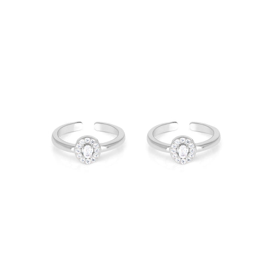 Centered Stone Toe Ring