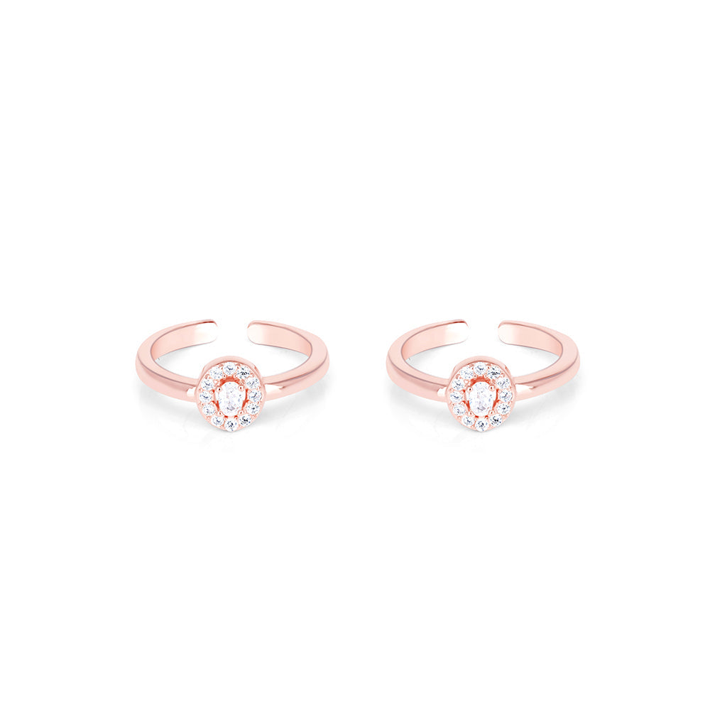 Centered Stone Toe Ring