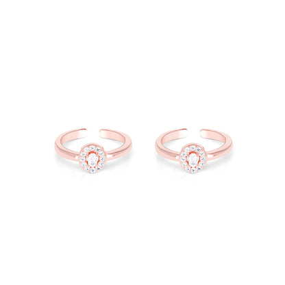 Centered Stone Toe Ring