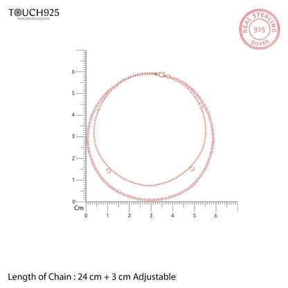 Minimalist Round Charm Anklet