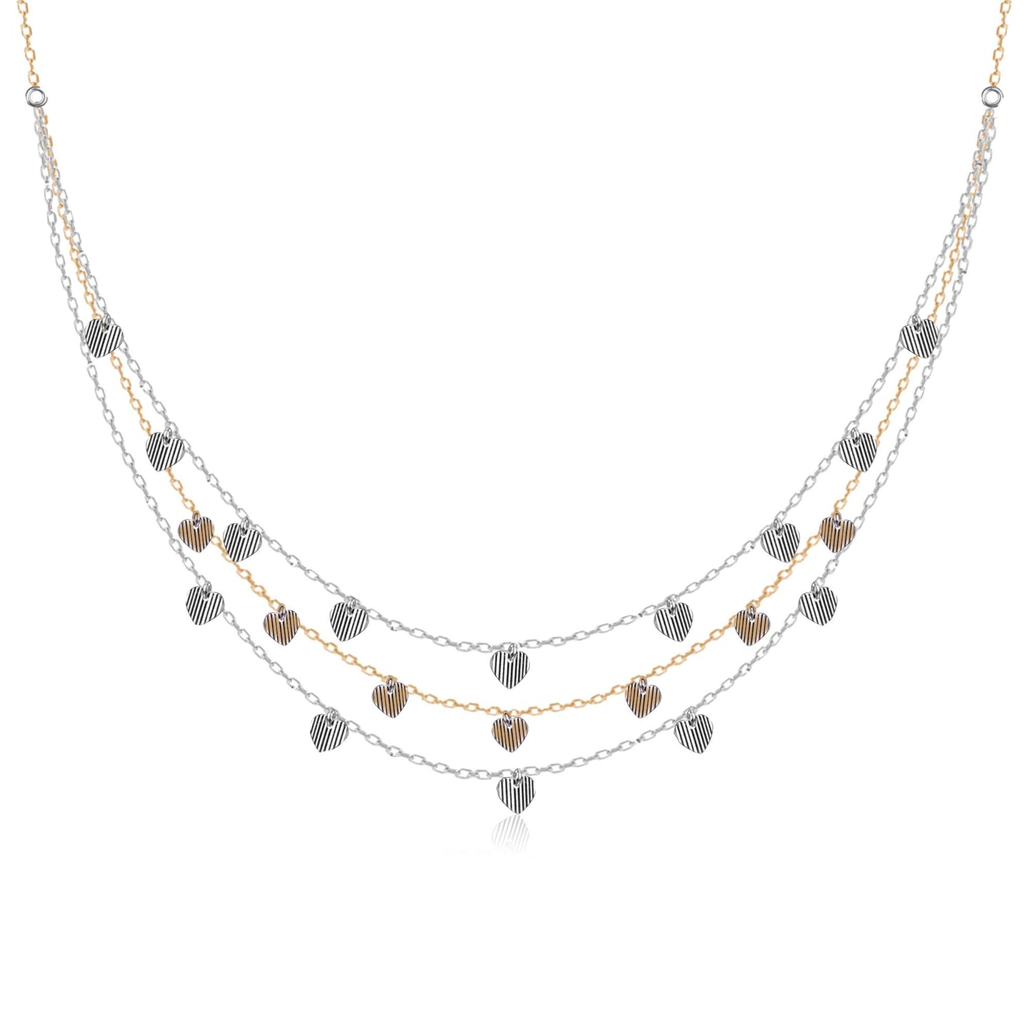 Layered Heart Necklace