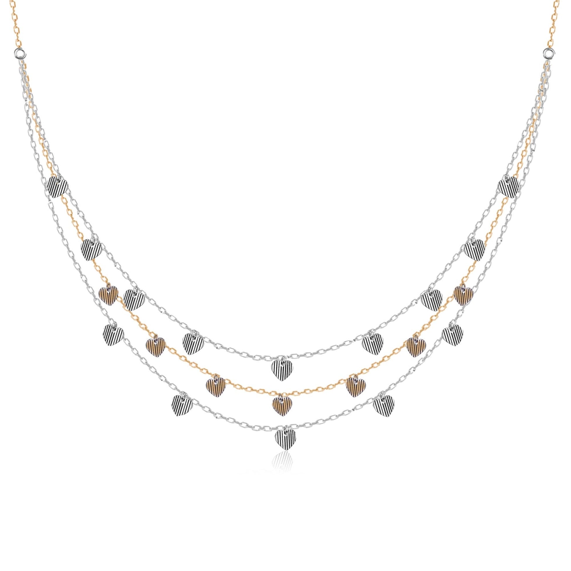 Layered Heart Necklace