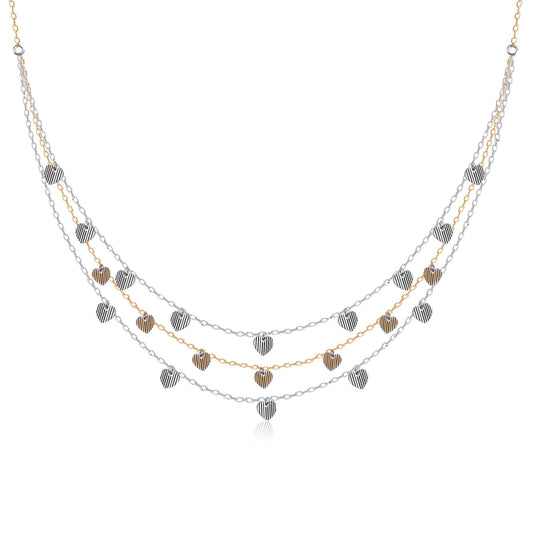 Layered Heart Necklace