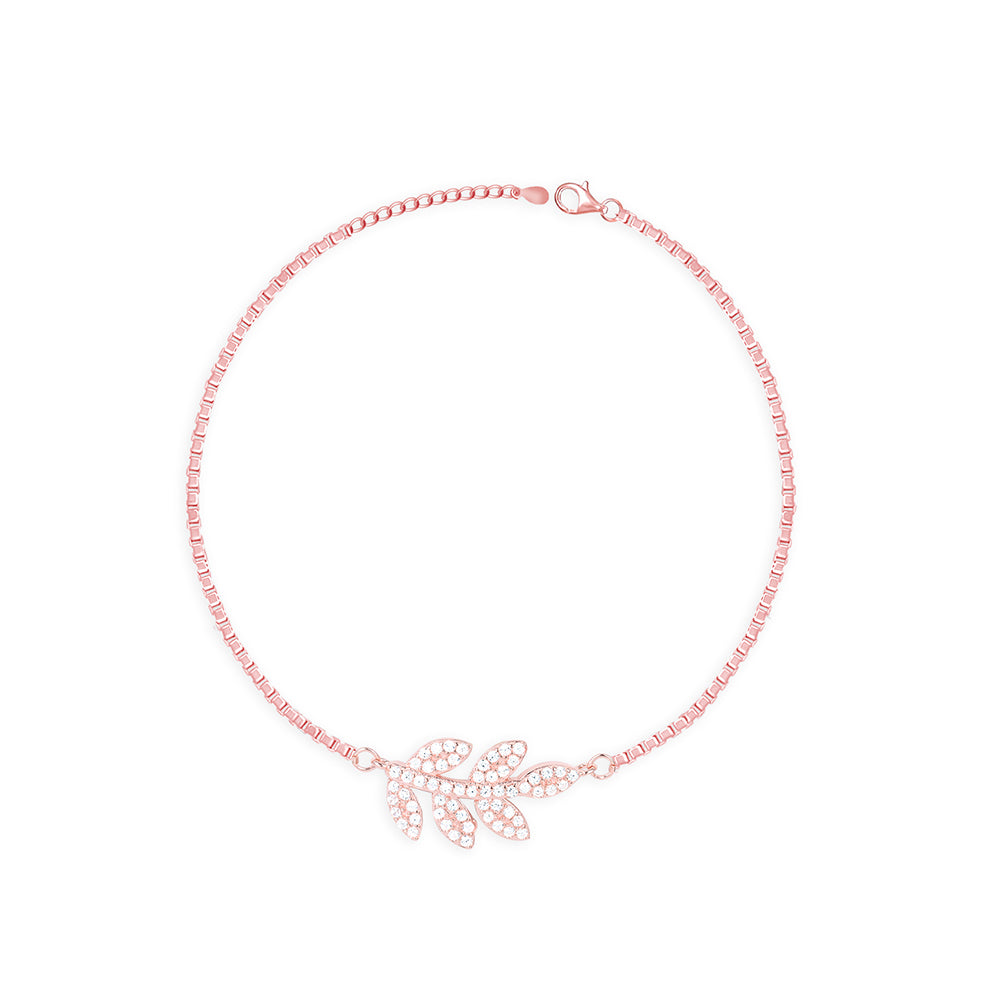 Stone Leaf Anklet
