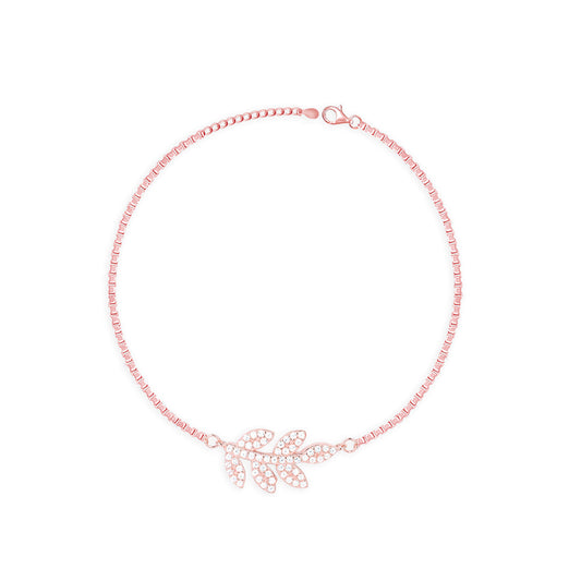 Stone Leaf Anklet